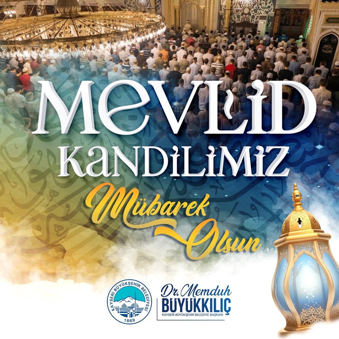 Kayseri'de Mevlid Kandili Coşkusu