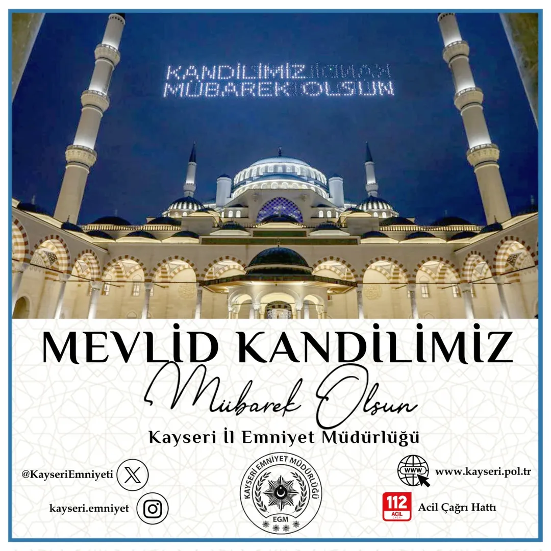 Kayseri'de Mevlid Kandili Coşkusu