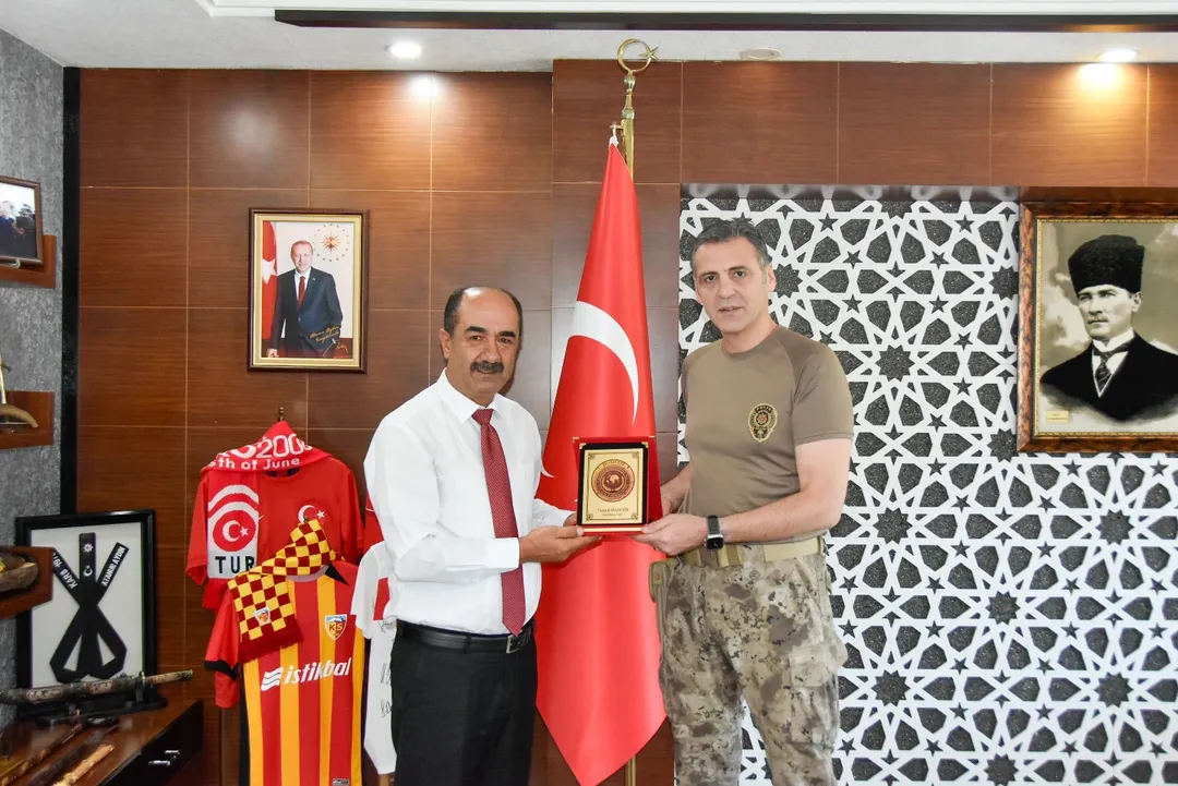 Kayseri Emniyet Müdürlüğünü Dünya Uyuşturucu ile Mücadele Federasyonu Temsilcisi Ziyaret Etti