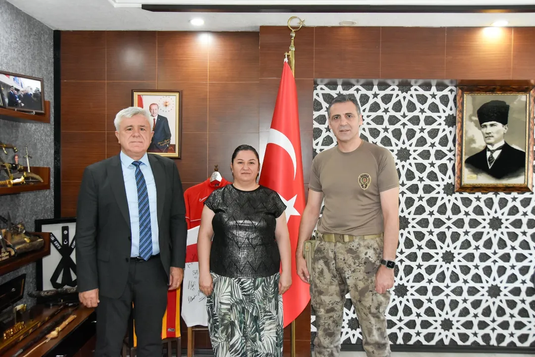 Kayseri Kent Konseyi Başkanı ve Kadın Çalışma Grubu Yönlendiricisi Emniyet Müdürü Aydın'ı Ziyaret Etti