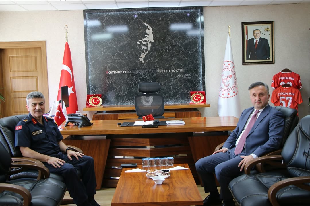 Kayseri İl Milli Eğitim Müdürlüğüne Yeni Jandarma Komutanı Ziyareti