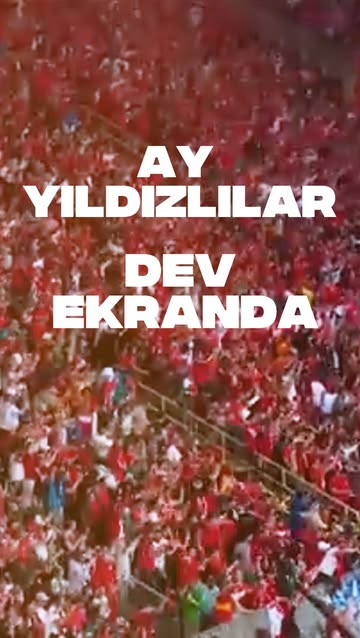 Kayseri'de Filenin Sultanları ve Ay Yıldızlılar İçin Dev Ekran Sevinci