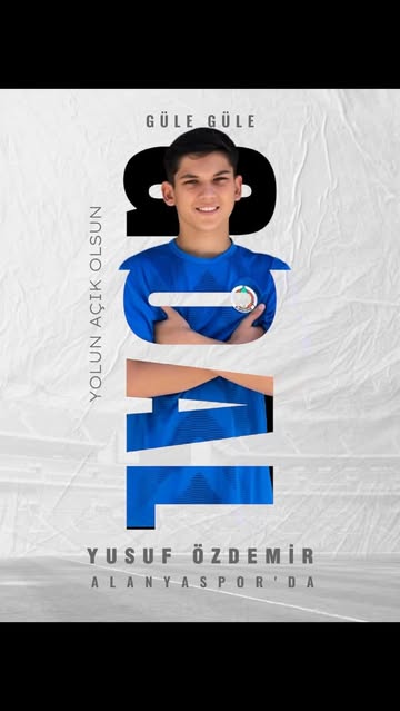 Talas Belediyespor'dan Süper Lig'e Bir Yetenek: Yusuf Özdemir Alanyaspor'a Transfer Oldu
