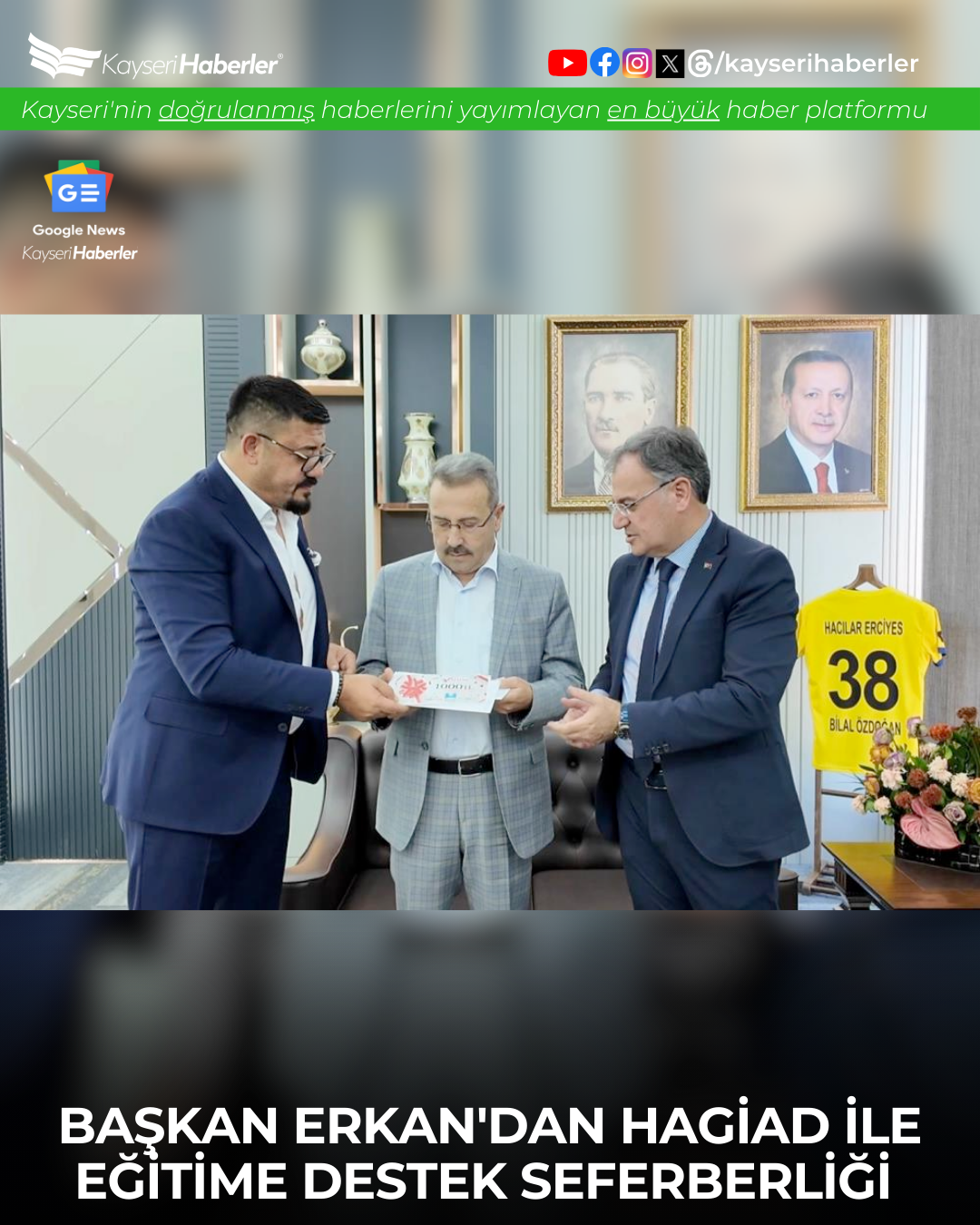 Kayseri'de Öğrencilere Destek Seferberliği: HAGİAD ve Hacılar Belediyesi İş Birliği