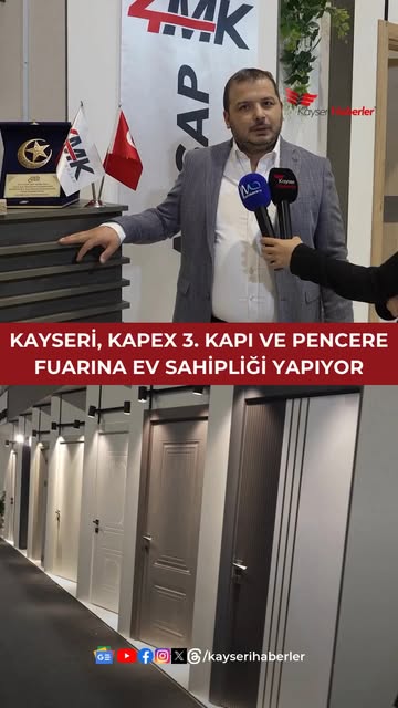 Kayseri'de KAPEX Kapı Pencere Fuarı Yoğun İlgi Görüyor