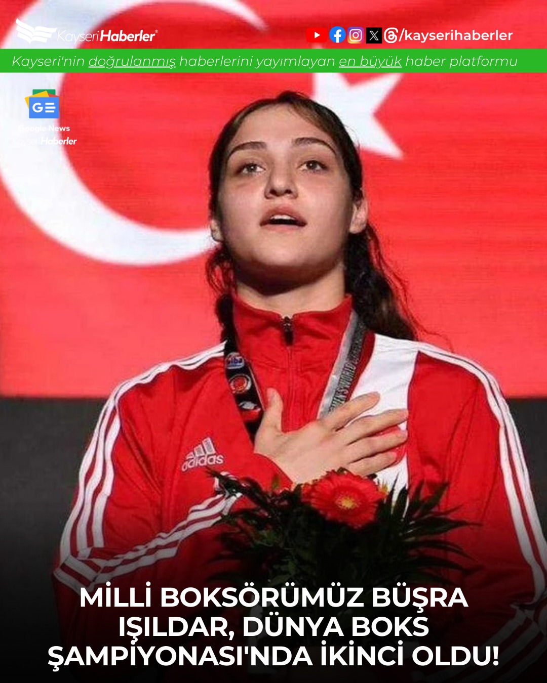 Milli Boksör Büşra Işıldar, Dünya Boks Şampiyonası’nda Gümüş Madalya Kazandı