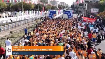 Kayseri'de Uluslararası Yarı Maraton Yarın Başlıyor