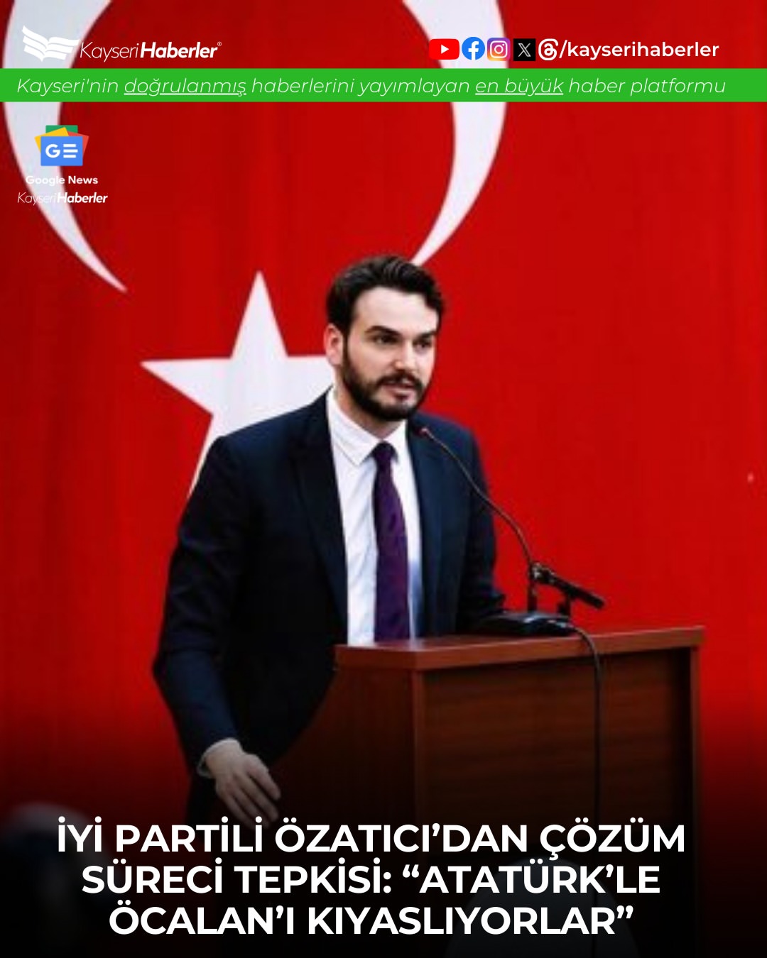 İYİ Partili Özatıcı'dan Çözüm Süreci Komisyonu'na Sert Tepki: Özerklik Modeli Kabul Edilemez