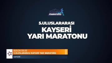 Kayseri'de Uluslararası Yarı Maraton Coşkusu Yaşanıyor