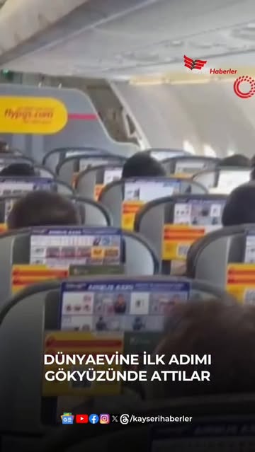 Kayseri'den Kıbrıs'a Uçakta Evlenme Teklifi