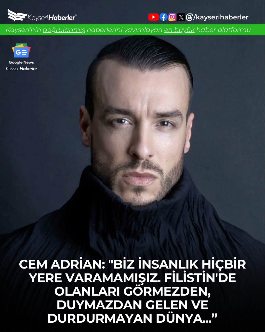Kayseri'de Siyasetçi Adrian'dan Sert Eleştiriler: 