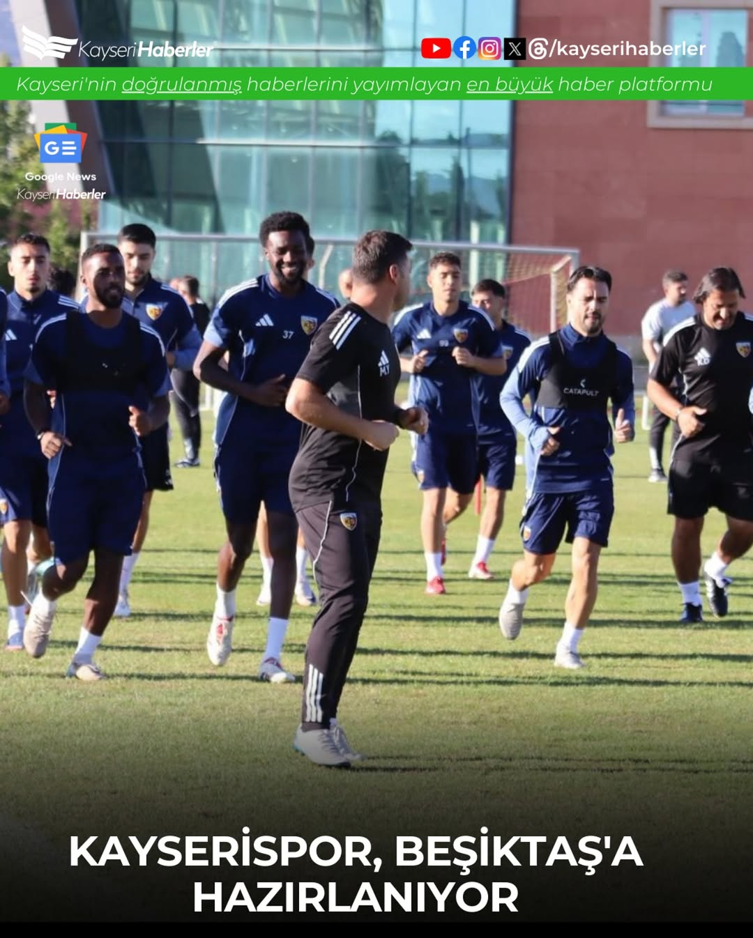 Kayserispor, Beşiktaş Maçına Hazırlıklarını Sürdürüyor