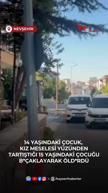 Kayseri'de Kız Kavgası Nedeniyle Bıçaklı Kavga: 1 Ölü