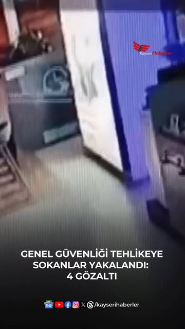Kayseri'de Yağma ve Tehdit Olaylarına İlişkin Büyük Operasyon: 4 Kişi Gözaltına Alındı, Ruhsatsız Silahlar ve Çek Senetler Ele Geçirildi