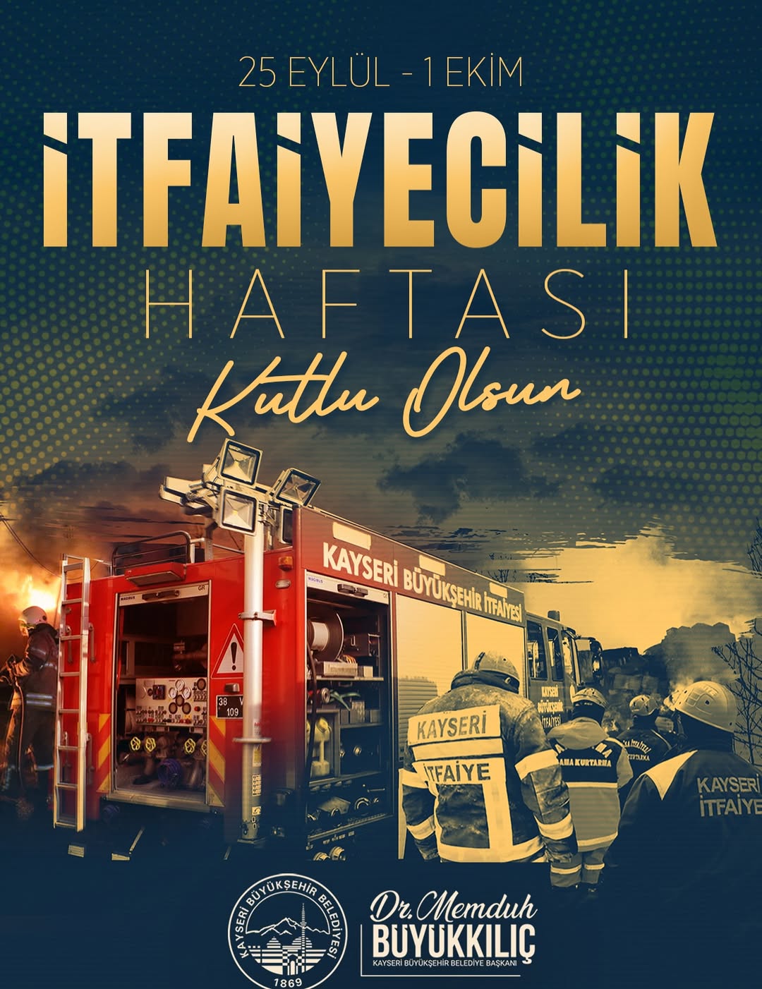 Kayseri Büyükşehir Belediyesi, İtfaiyecilik Haftası'nı Kutladı