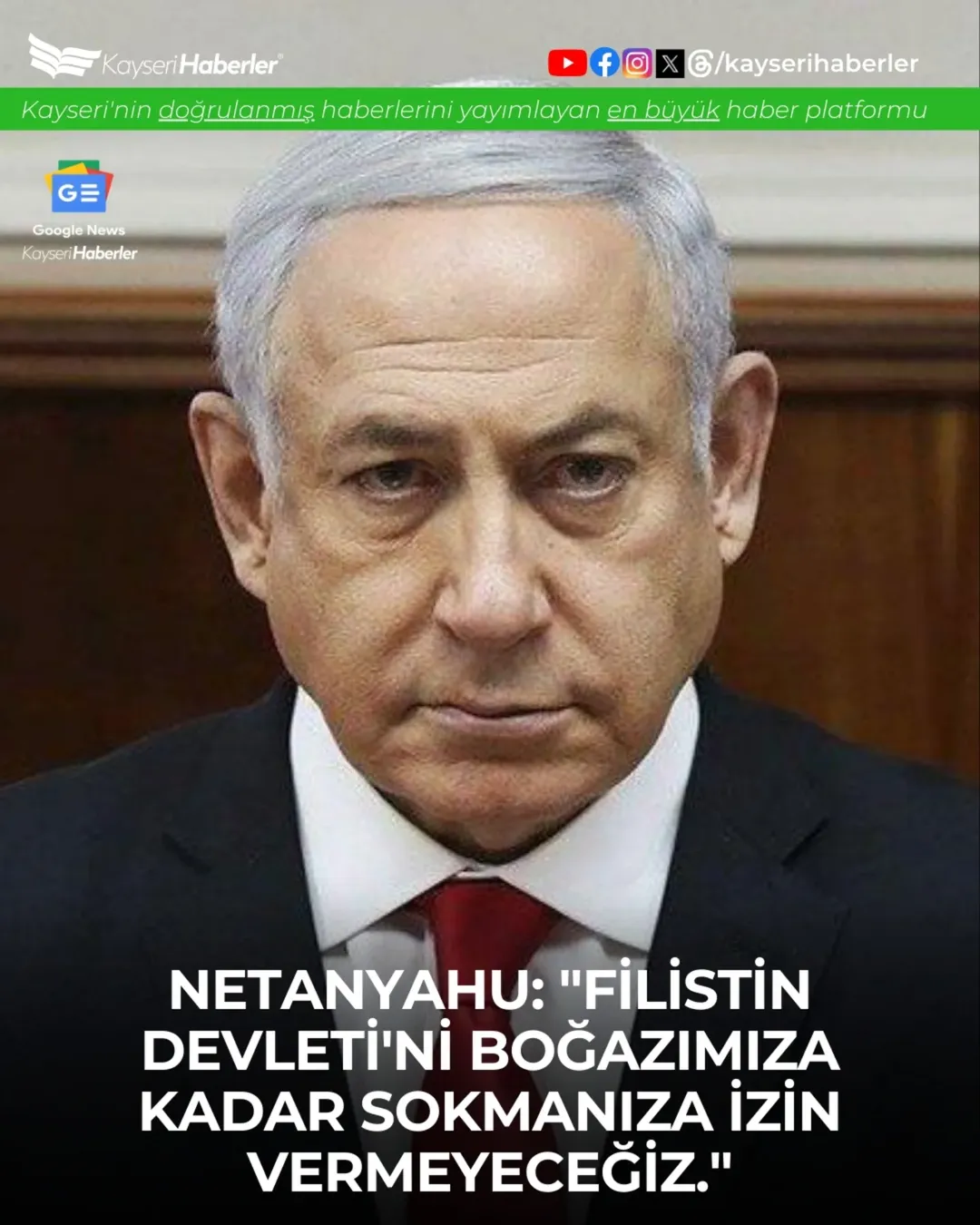 Netanyahu, Filistin'i Devlet Olarak Tanıyan Ülkeleri Uyardı