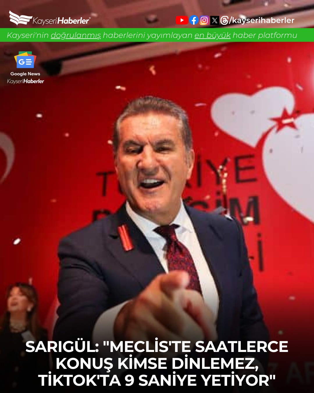 Mustafa Sarıgül: TikTok, Siyasi Gündemi Şekillendiriyor