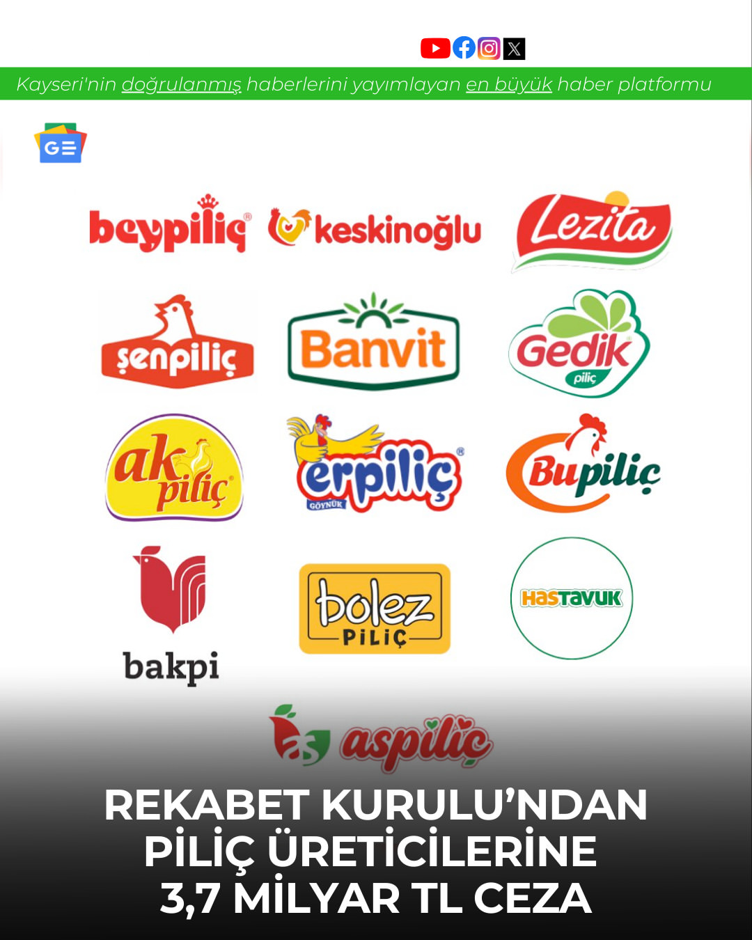Piliç Üreticilerine Rekabet Kurumu'ndan Rekor Ceza: 3.7 Milyar TL
