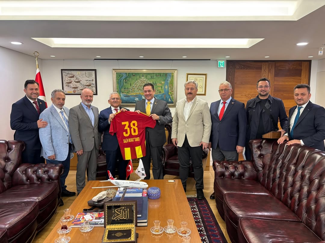 Kayseri Belediye Başkanları, Seul Büyükelçisi'ni Ziyaret Etti