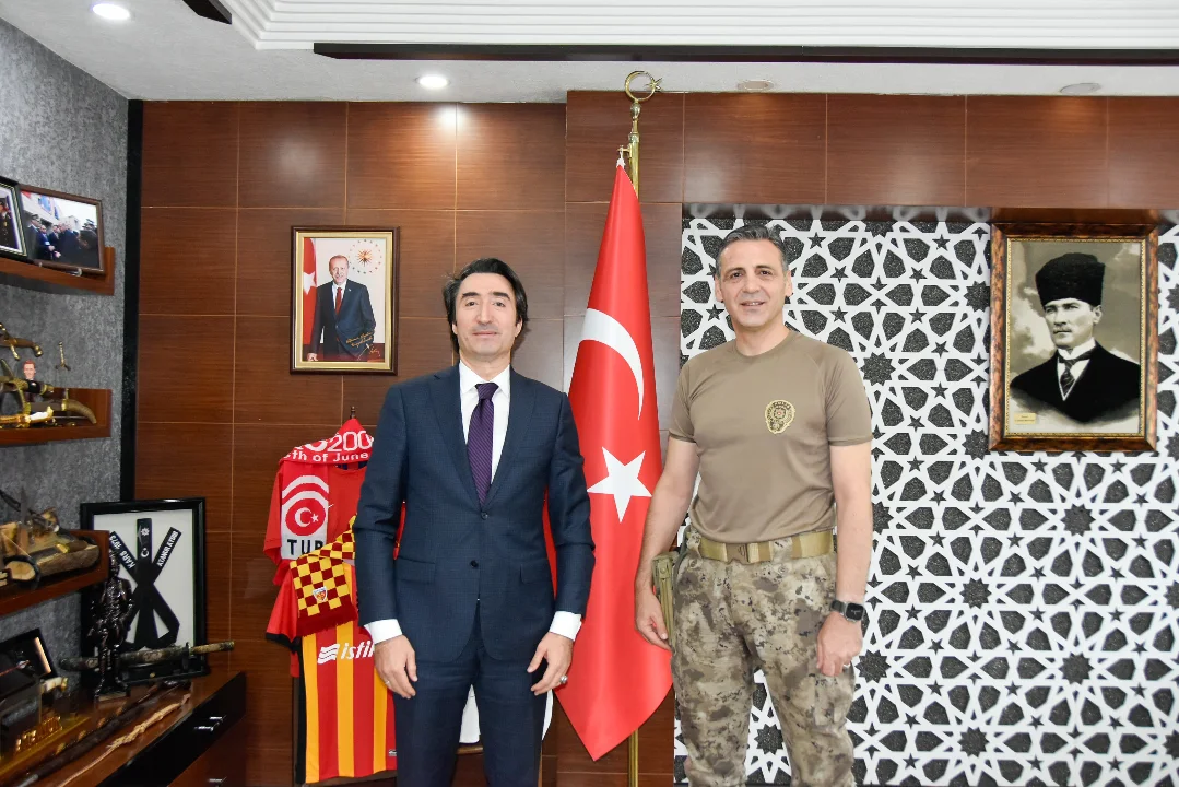Develi Kaymakamlığı ve Kayseri Emniyet Müdürlüğü Arasında Makam Ziyareti