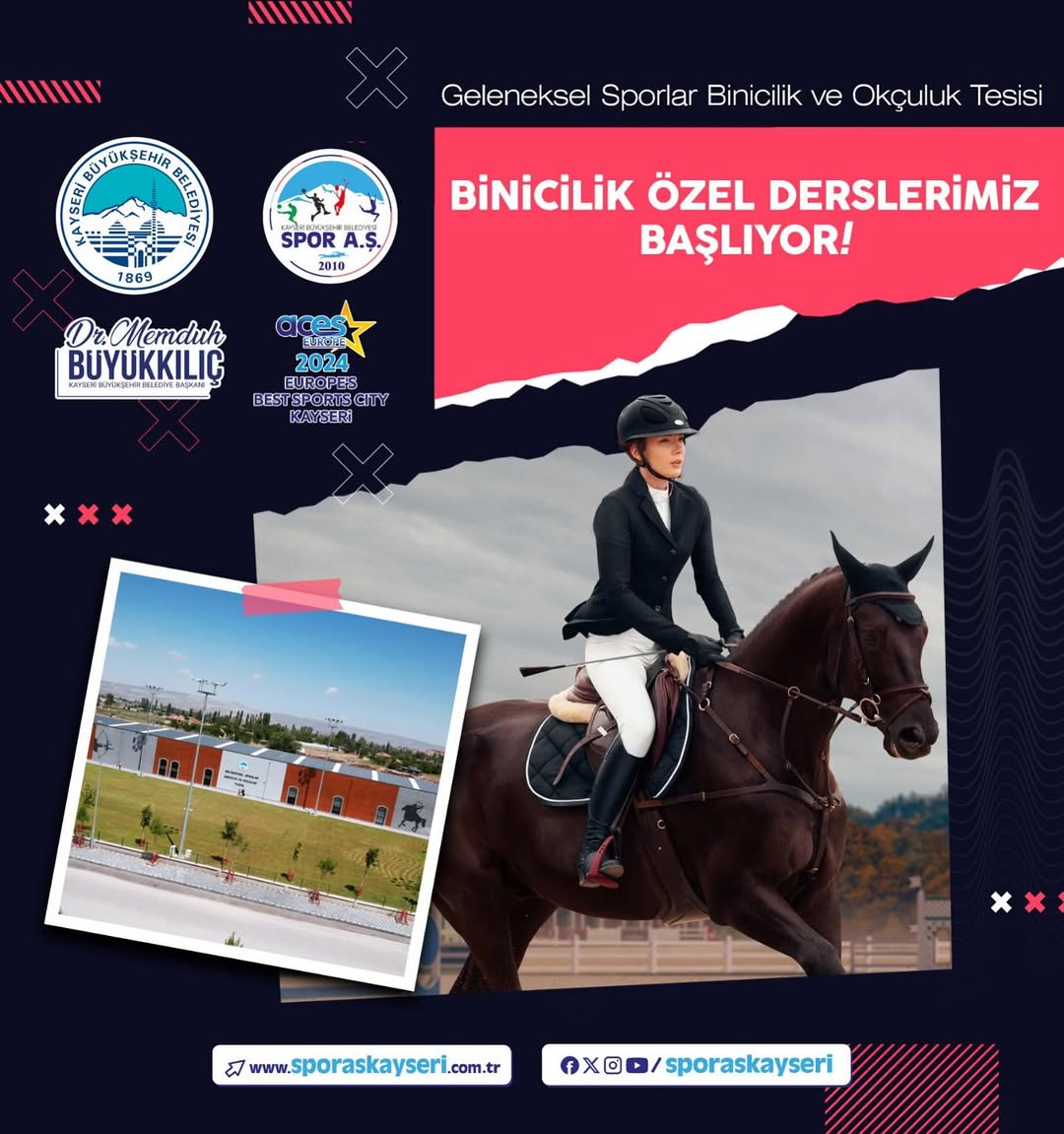 Kayseri'de Binicilik Eğitimi İçin Kayıtlar Başladı