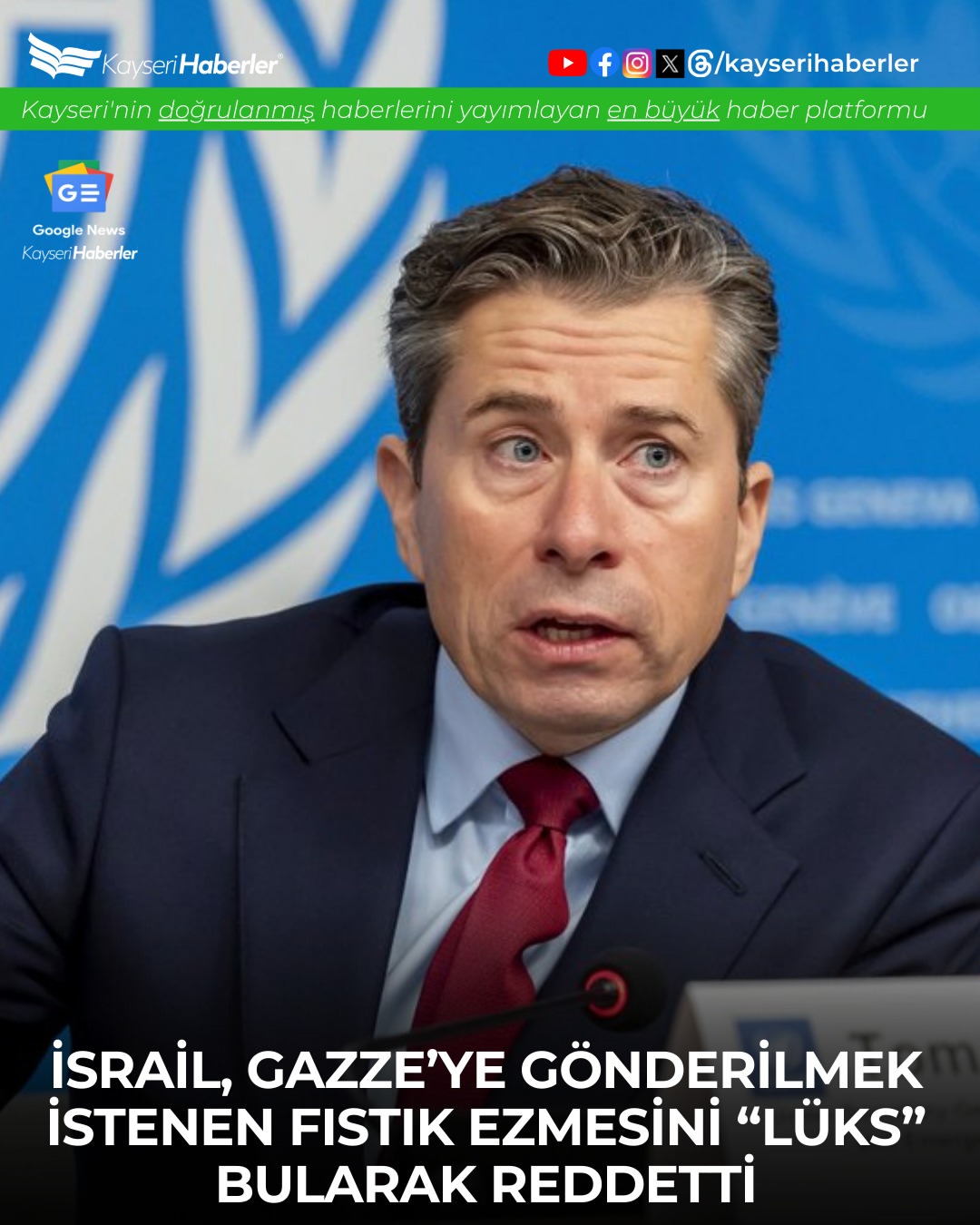 BM Yetkilisi: Gazze'deki Çocuklara Yönelik Fıstık Ezmesi Yardımı Engellendi