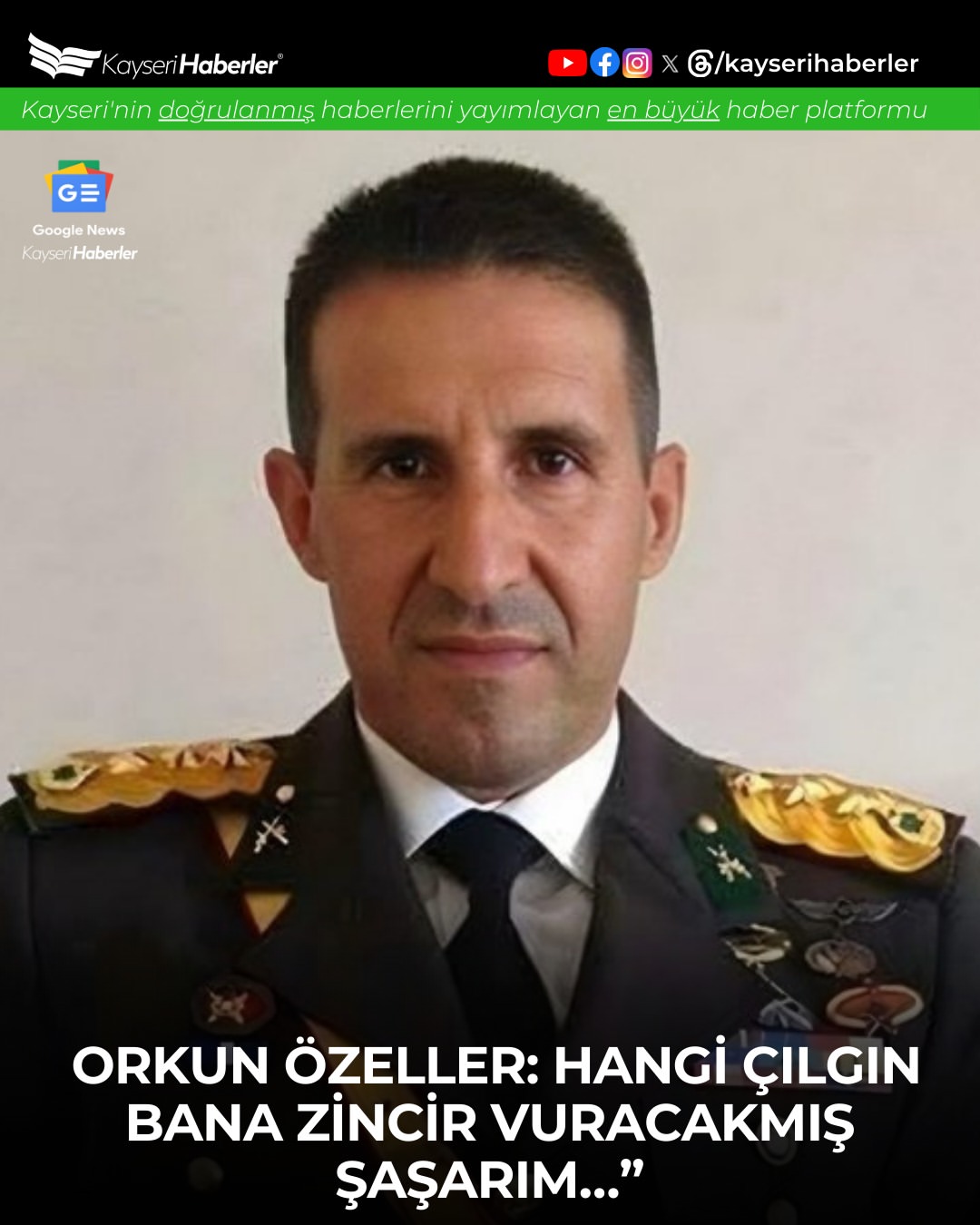 Emekli Albay Orkun Özeller'in Tutukluluğuna İtiraz Reddedildi