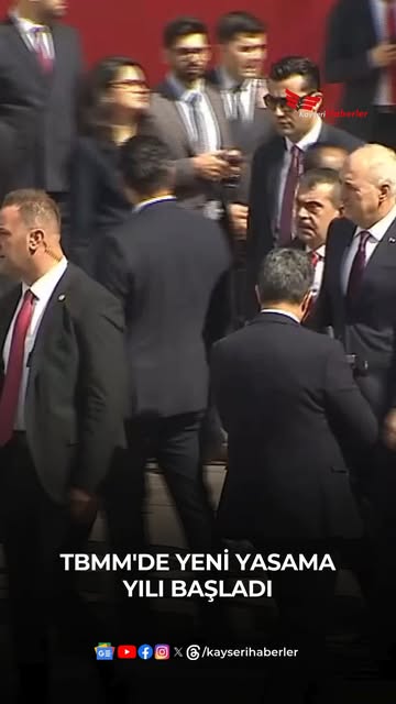 28. Dönem 4. Yasama Yılı TBMM'de Törenle Açıldı