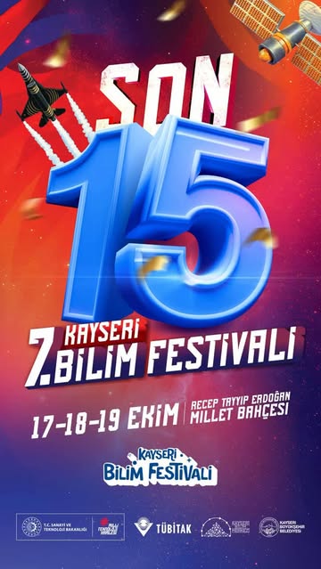 Kayseri Bilim Festivali Başlıyor: 17-19 Ekim'de Bilim ve Teknoloji Buluşması