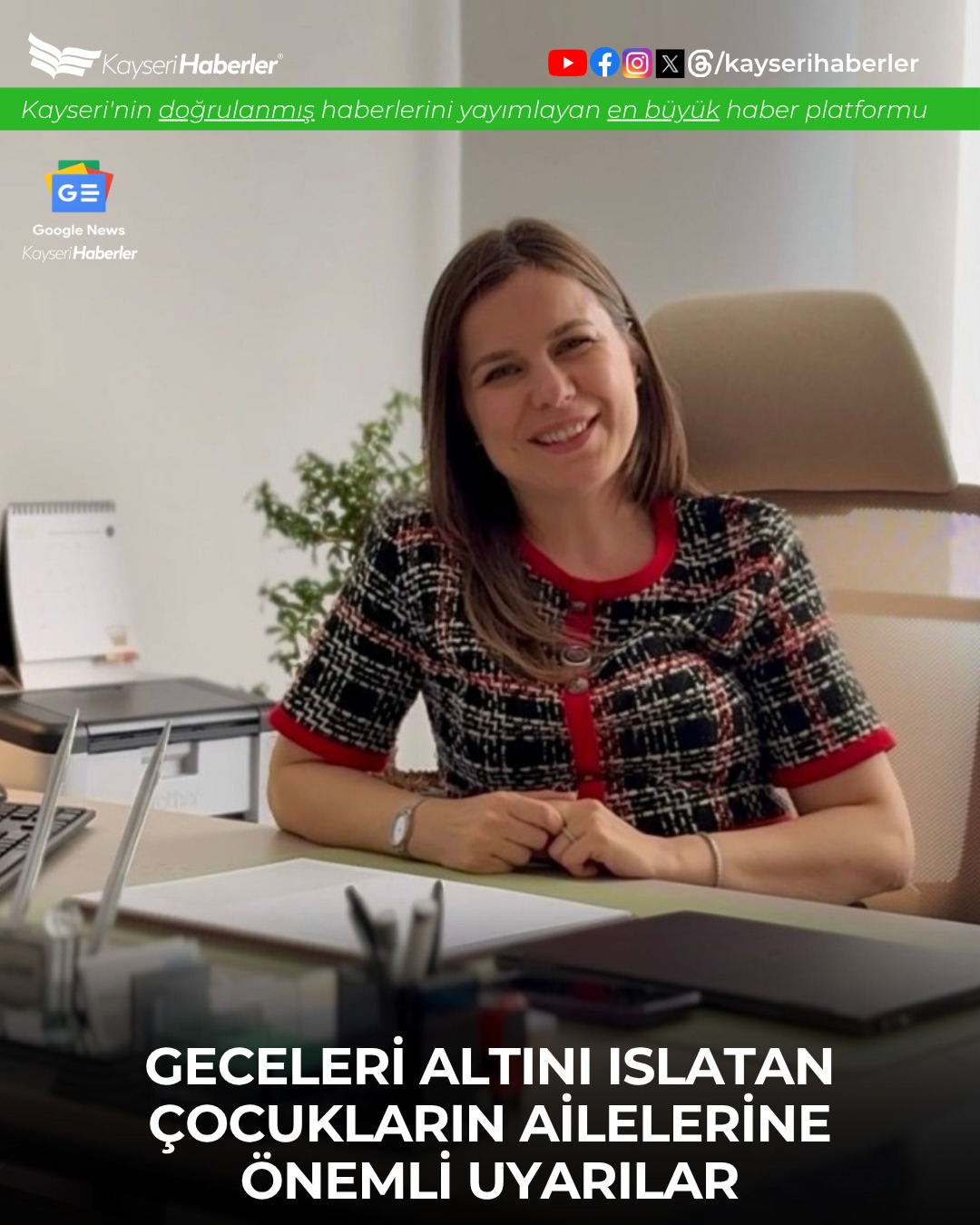 Kayseri'de Uzmanından Ailelere Önemli Uyarı: Gece Alt Islatma Sorunu Tedavi Edilebilir