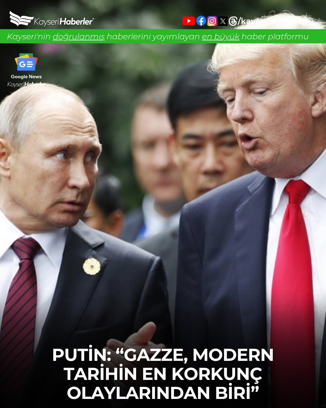 Putin'den Gazze Açıklaması: 