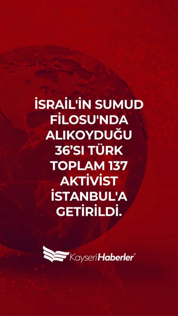 İsrail'in Gözaltına Aldığı Türk Aktivisti İstanbul'a Getirildi