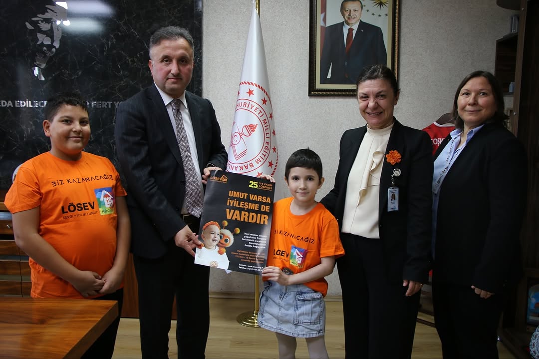 LÖSEV Temsilcileri Kayseri İl Milli Eğitim Müdürü Coşkun Esen'i Ziyaret Etti