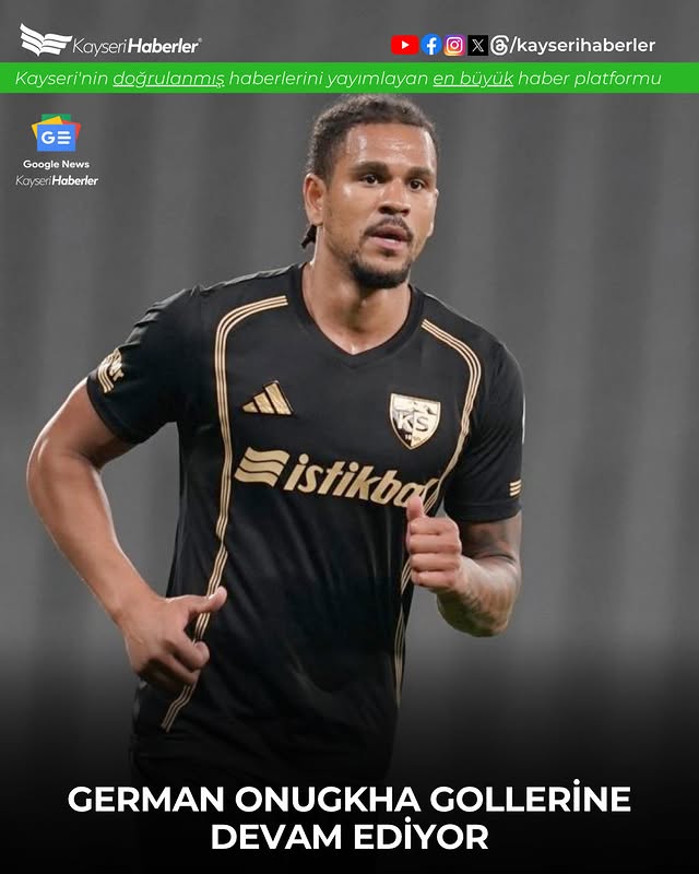 Kayserispor'un Rus Golcüsü German Onugkha, Fatih Karagümrük Maçında Skora Damga Vurdu