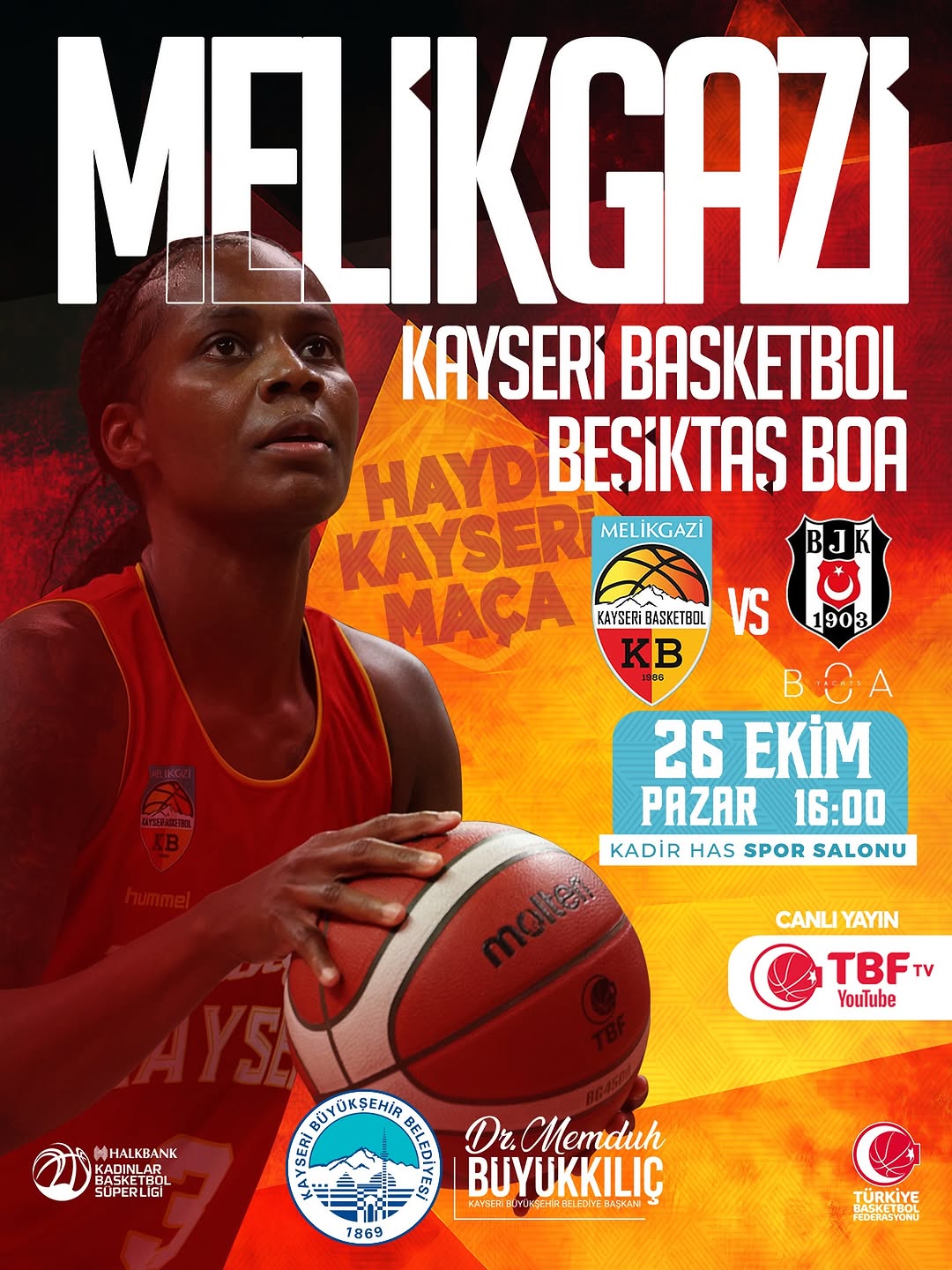 Kayseri Basketbol Takımı, Beşiktaş'ı Evinde Ağırlıyor