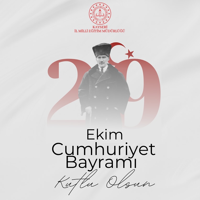 Kayseri'de 29 Ekim Cumhuriyet Bayramı Coşkuyla Kutlandı