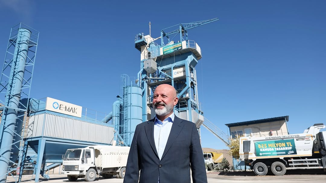 Kayseri Kocasinan Belediyesi Asfalt Üretiminde Rekor Seviyeye Ulaştı